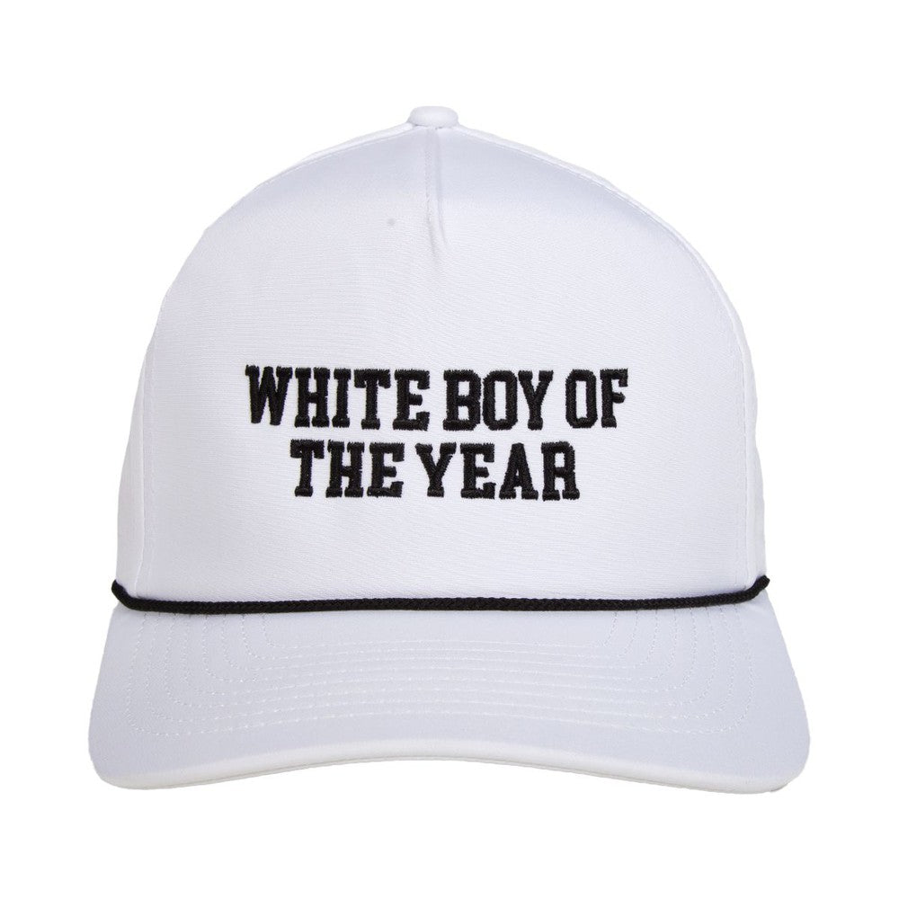 White Boy Of The Year Imperial Rope Hat-Hats-Old Row-White-One Size-Old Row