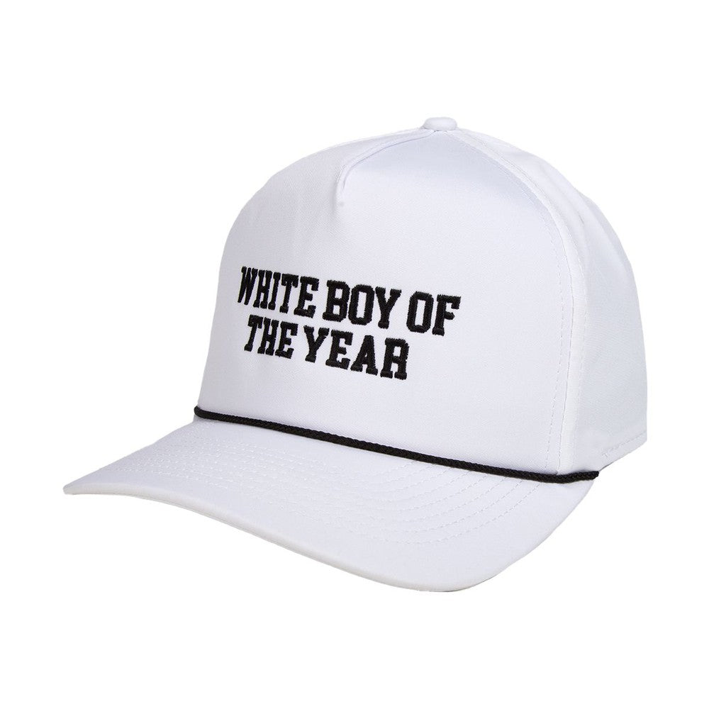 White Boy Of The Year Imperial Rope Hat-Hats-Old Row-White-One Size-Old Row