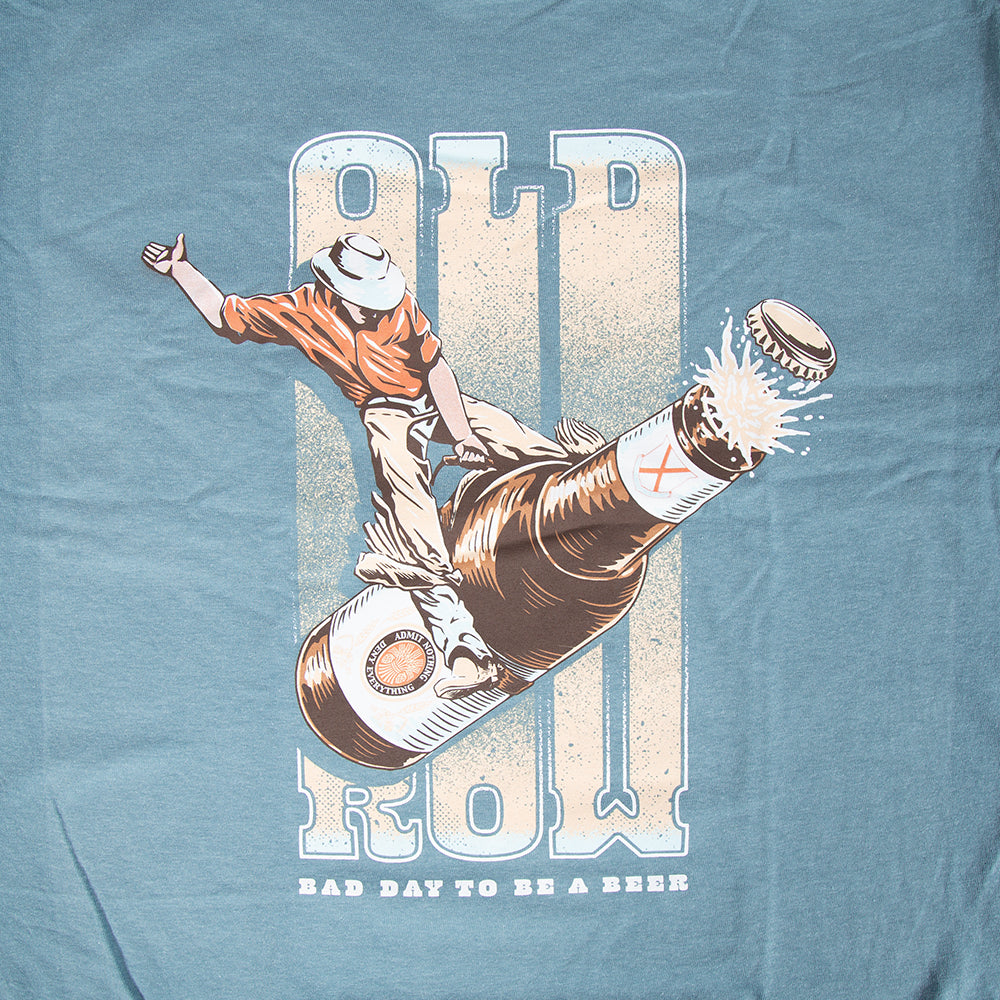 Bad Day To Be A Beer Bronco Pocket Tee