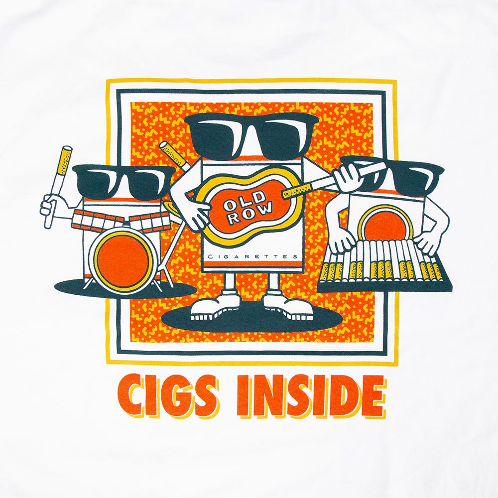 Cigs Inside Lucky Pocket Tee-T-Shirts-The Novelty Collection-Old Row
