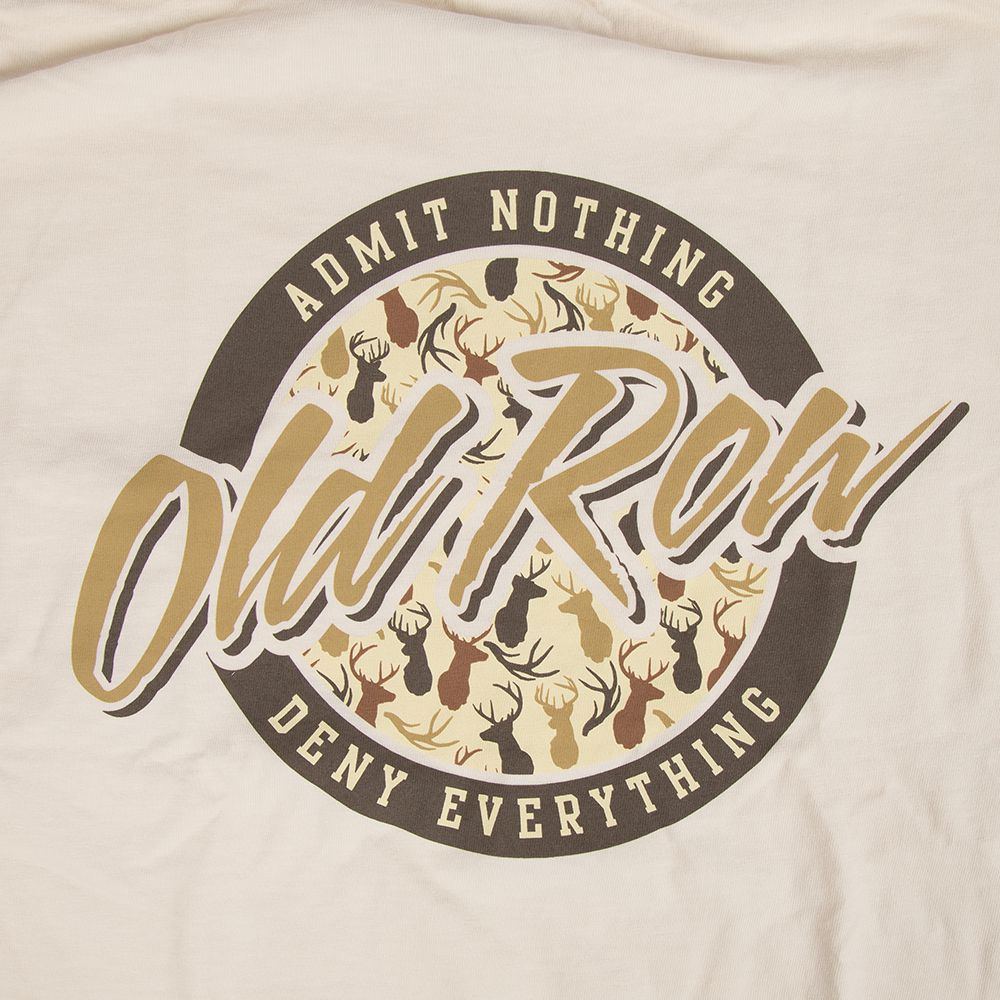 Deer Camo Circle Logo Pocket Tee-T-Shirts-Old Row Outdoors-Old Row