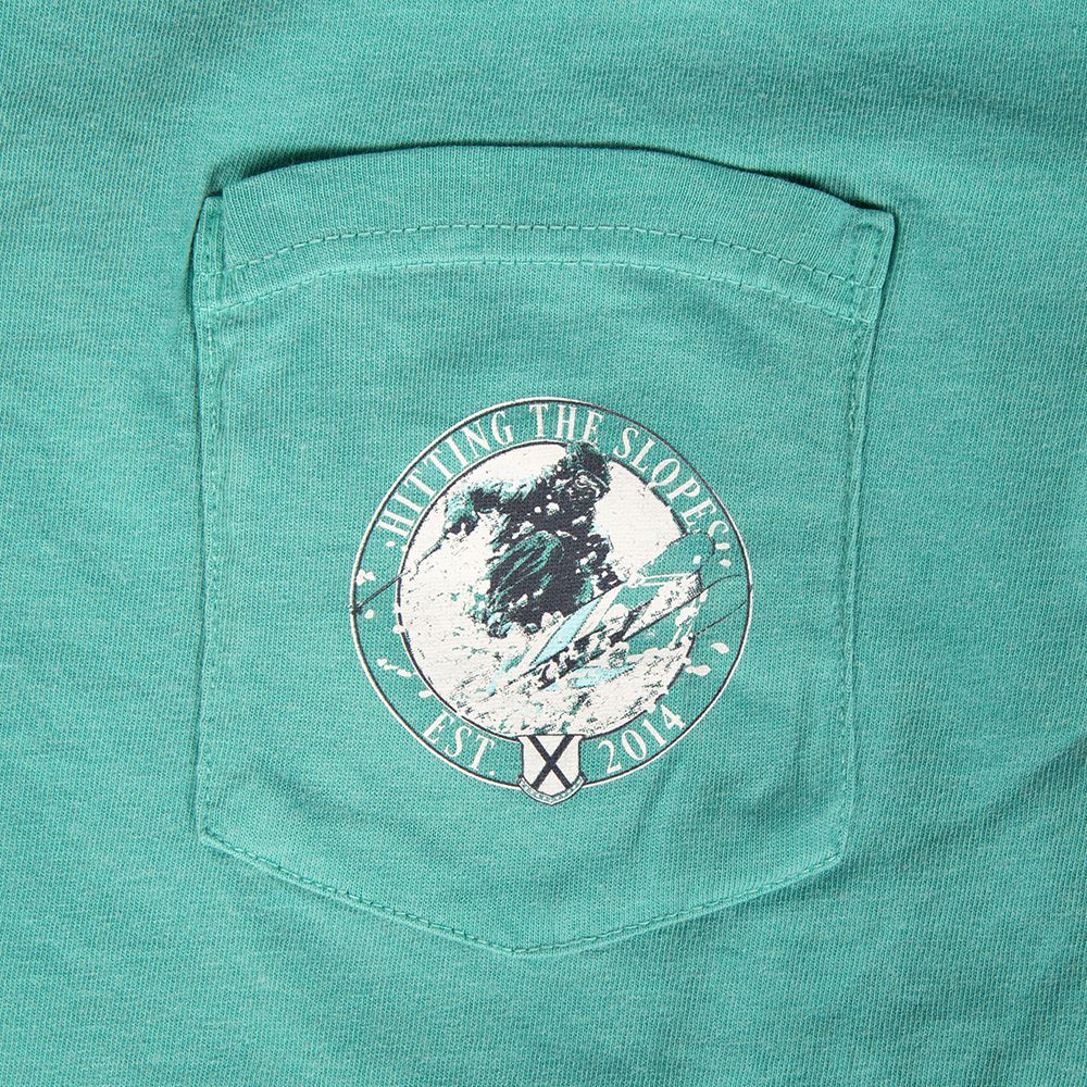 Hitting the Slopes V10 Pocket Tee-T-Shirts-Old Row Mountain-Old Row