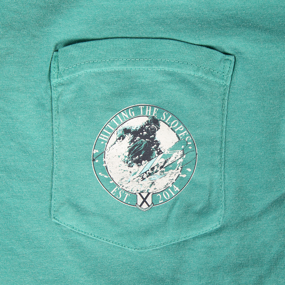 Hitting the Slopes V10 Pocket Tee Old Row T Shirts Clothing Merch