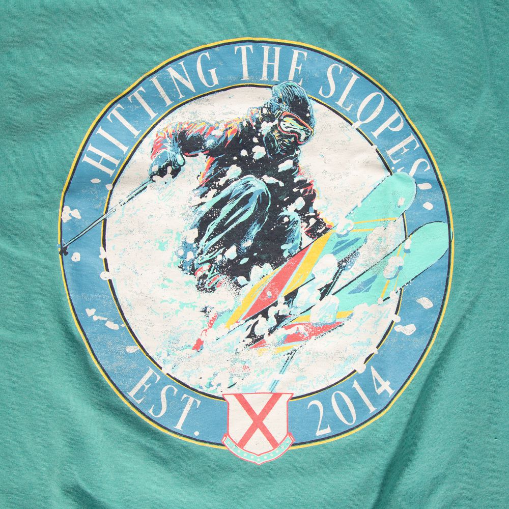 Hitting the Slopes V10 Pocket Tee-T-Shirts-Old Row Mountain-Old Row