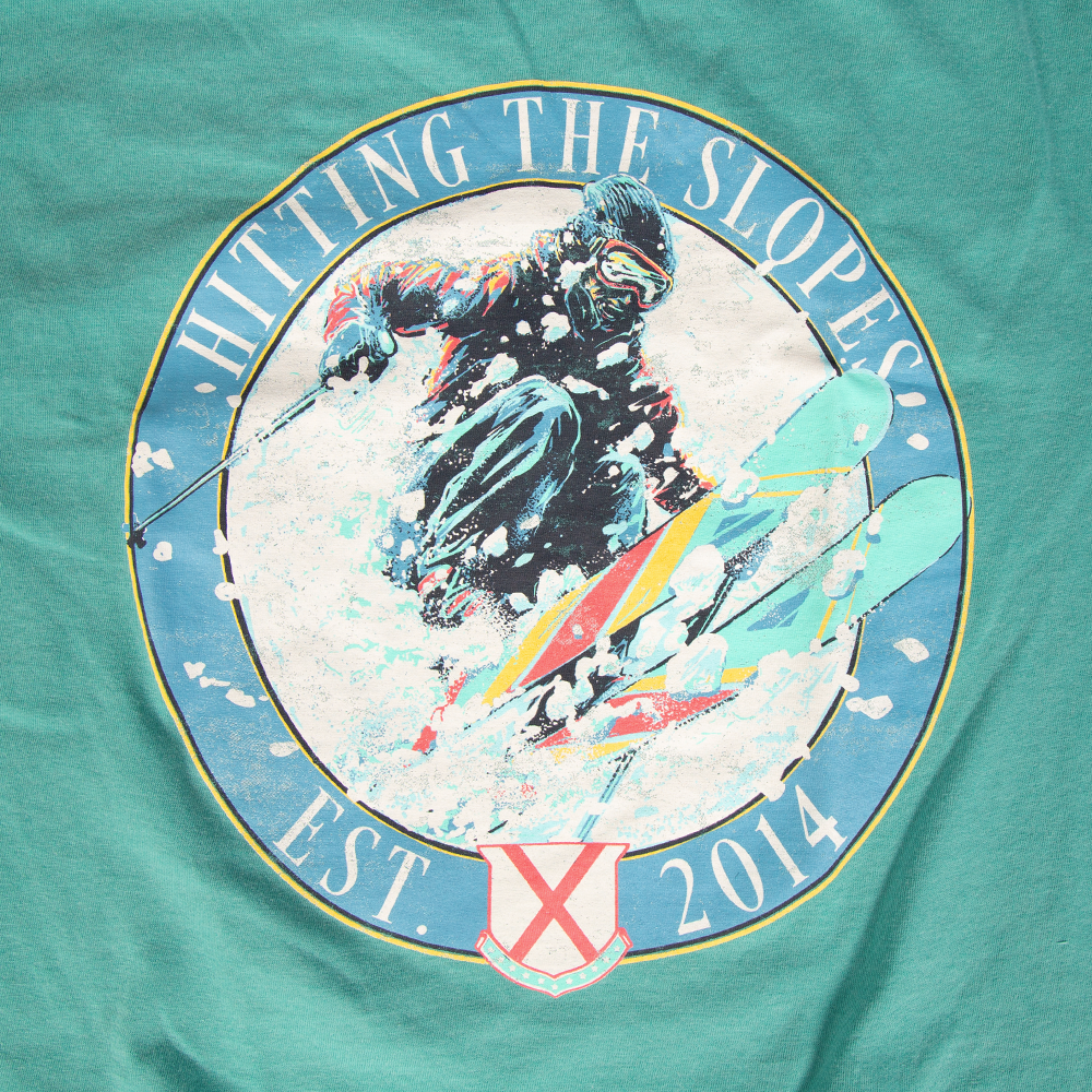 Hitting the Slopes V10 Pocket Tee