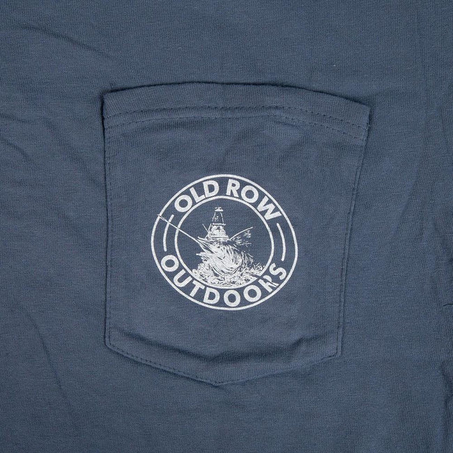Old Row Outdoors Marlin Badge Pocket Tee-T-Shirts-Old Row Outdoors-Old Row