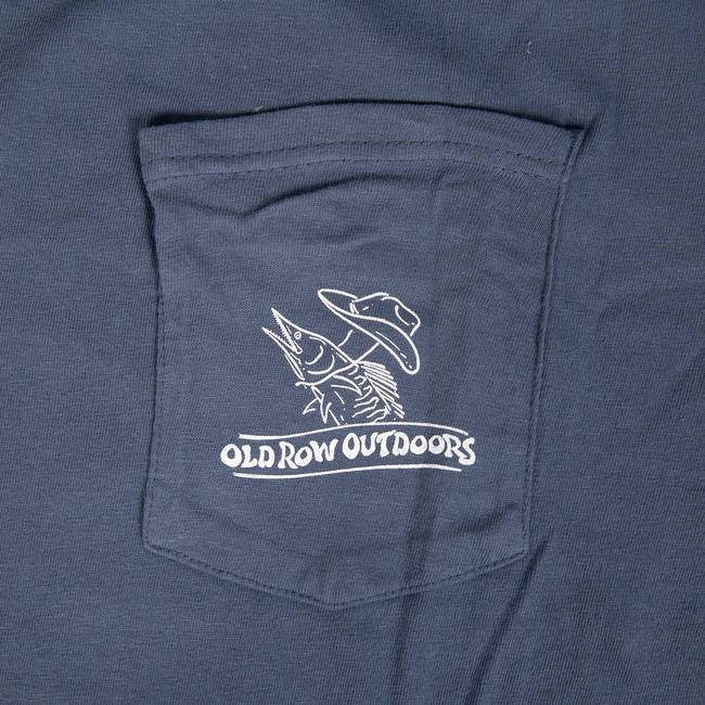 Old Row Outdoors Wahoo Marlin Pocket Tee