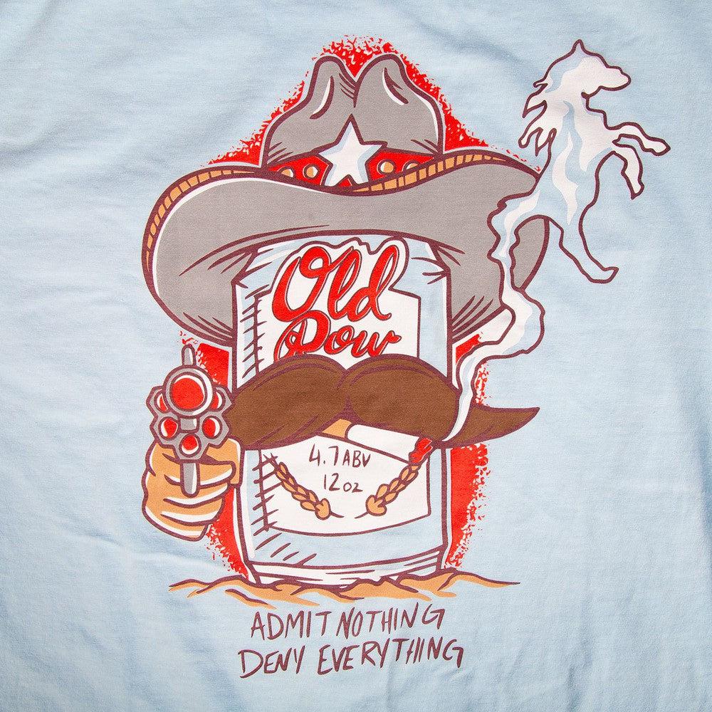 The Beer Can Cowboy Pocket Tee-T-Shirts-The Novelty Collection-Old Row