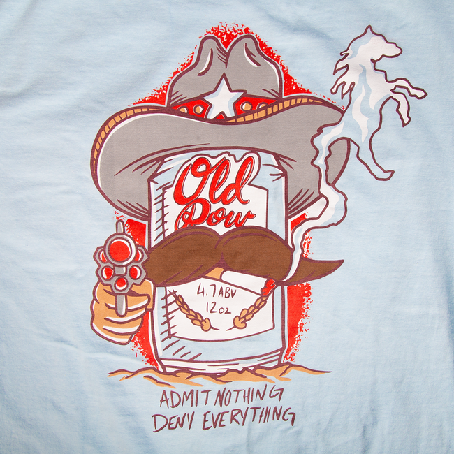 The Beer Can Cowboy Pocket Tee