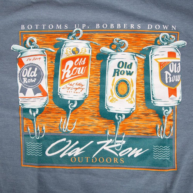 Bottoms Up Bobbers Down Pocket Tee-T-Shirts-Old Row Outdoors-Old Row