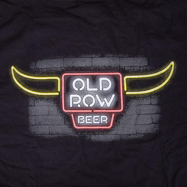 Old Row Beer Neon Bull Pocket Tee-T-Shirts-The Novelty Collection-Old Row