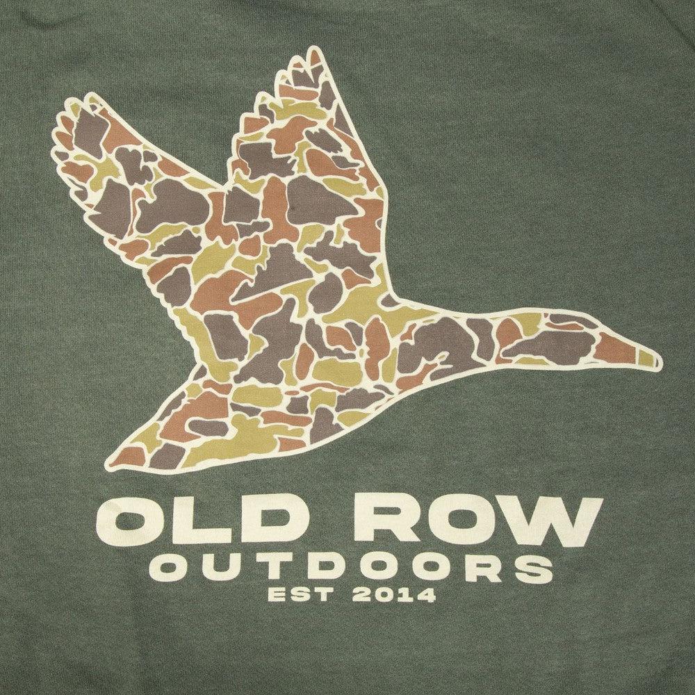 Old Row Outdoors Flying Duck Camo Pocket Tee-T-Shirts-Old Row Outdoors-Old Row