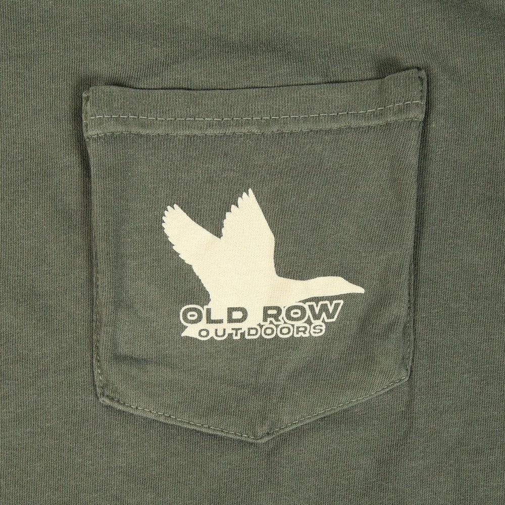 Old Row Outdoors Flying Duck Camo Pocket Tee-T-Shirts-Old Row Outdoors-Old Row