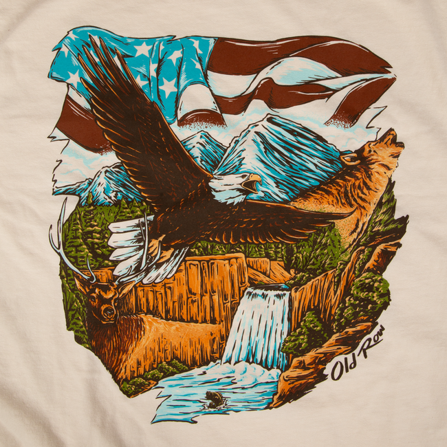 Old Row Outdoors USA Pocket Tee