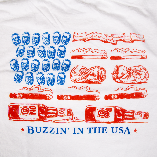 Buzzin' In The USA Pocket Tee