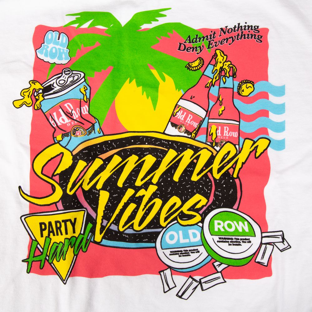 The Summer Vibes Pocket Tee-T-Shirts-The Novelty Collection-Old Row