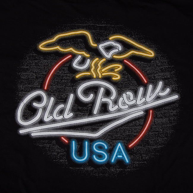 USA Eagle Neon Pocket Tee