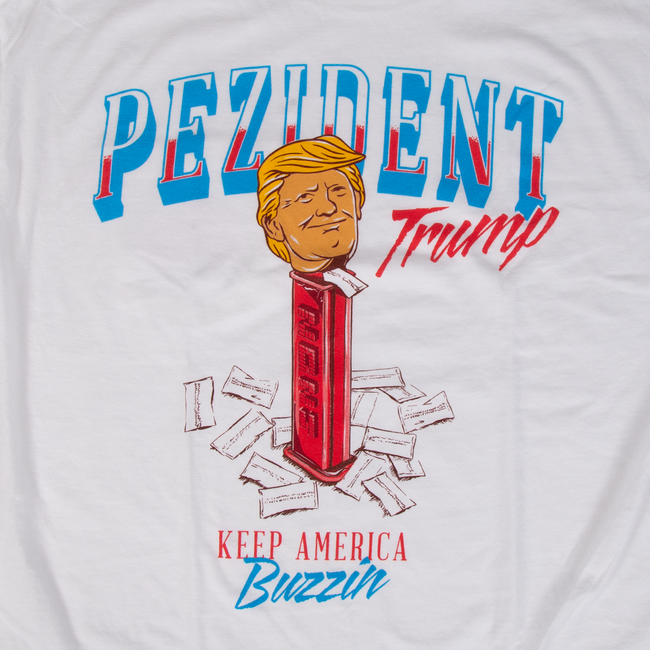 Pezident Trump Pocket Tee