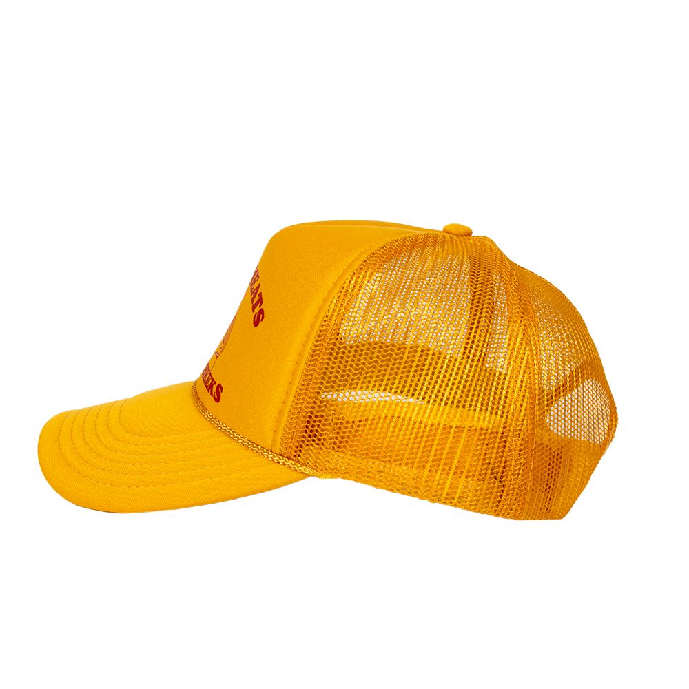 Smokin' Meats Trucker Hat-Hats-The Novelty Collection-Gold-One Size-Old Row