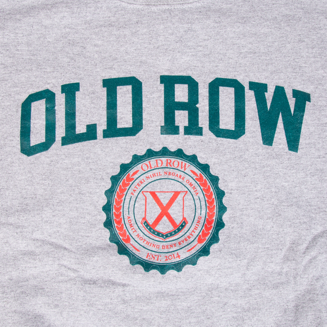 Old Row Collegiate Crest Crewneck