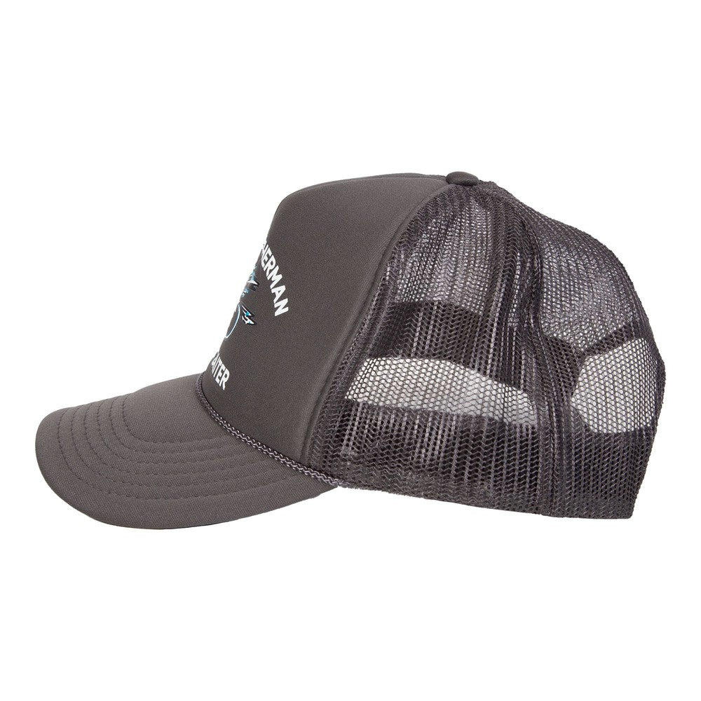Average Fisherman Trucker Hat-Hats-Old Row Outdoors-Charcoal-One Size-Old Row