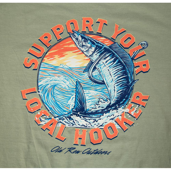 Support Your Local Hooker Pocket Tee-T-Shirts-Old Row Outdoors-Old Row