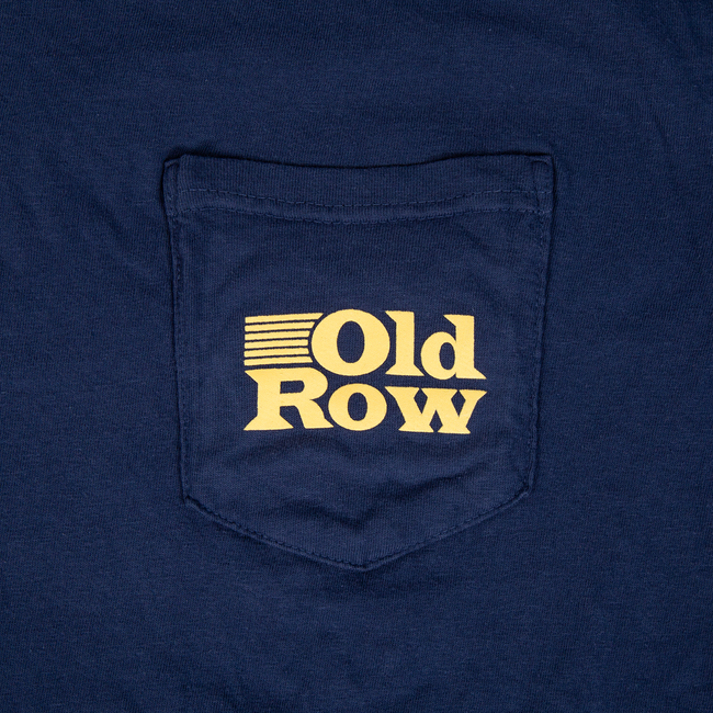 Old Row Vintage Fishing Pocket Tee