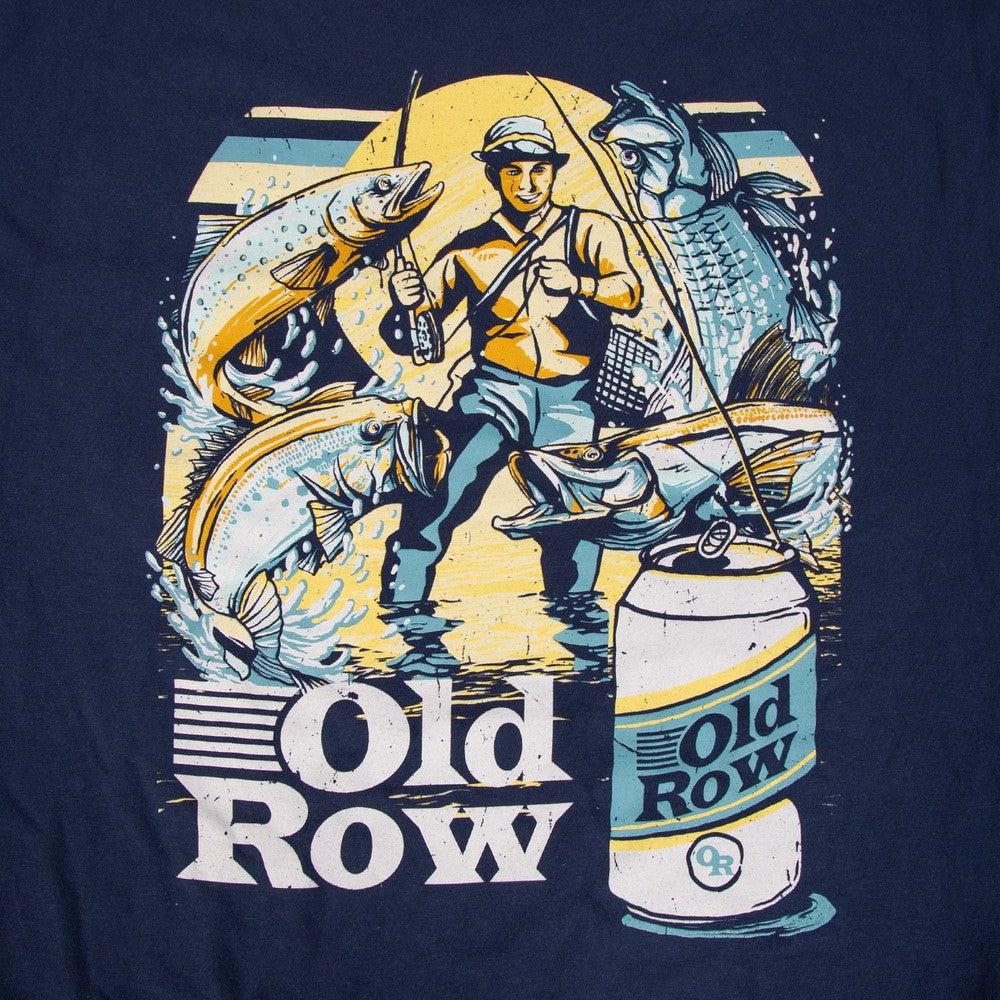 Old Row Vintage Fishing Pocket Tee-T-Shirts-Old Row Outdoors-Old Row