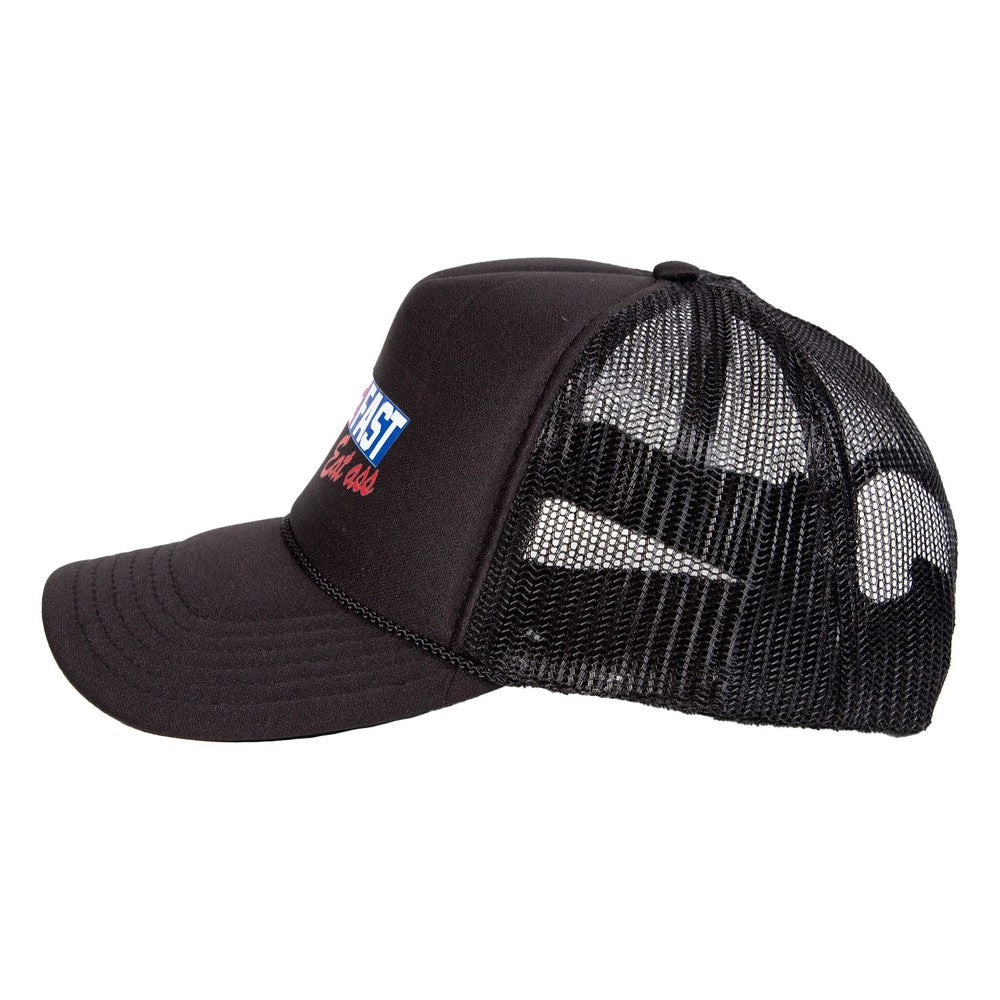 Drive Fast Eat Ass Trucker Hat-Hats-Old Row Racing-Black-One Size-Old Row