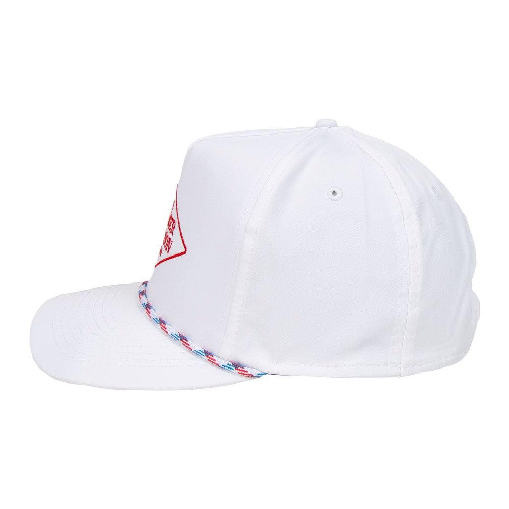 The Tucker Carlson Show Rope Hat-Hats-Tucker Carlson x Old Row NIL-White-One Size-Old Row