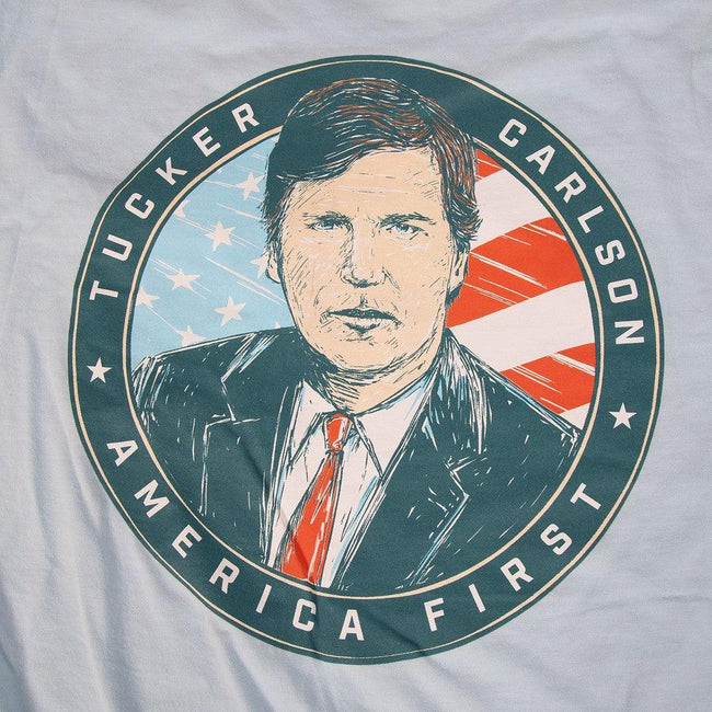 Tucker America First 2.0 Pocket Tee | Old Row T-Shirts & Merch Light Blue / XL Tucker America First 2.0 Pocket Tee | Old Row T-Shirts & Merch Light Blue / XL