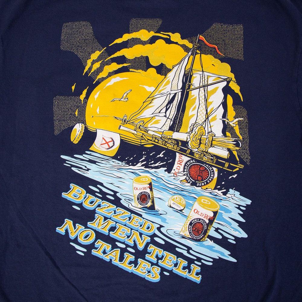The Buzzed Pirate Pocket Tee-T-Shirts-The Novelty Collection-Old Row