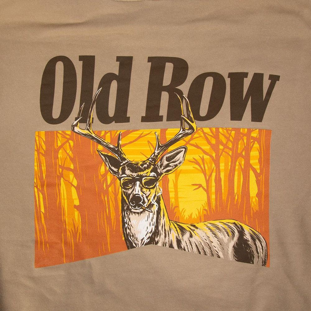 The Smoking Buck Pigment Dyed Premium Hoodie-Hoodies-Old Row Outdoors-Old Row
