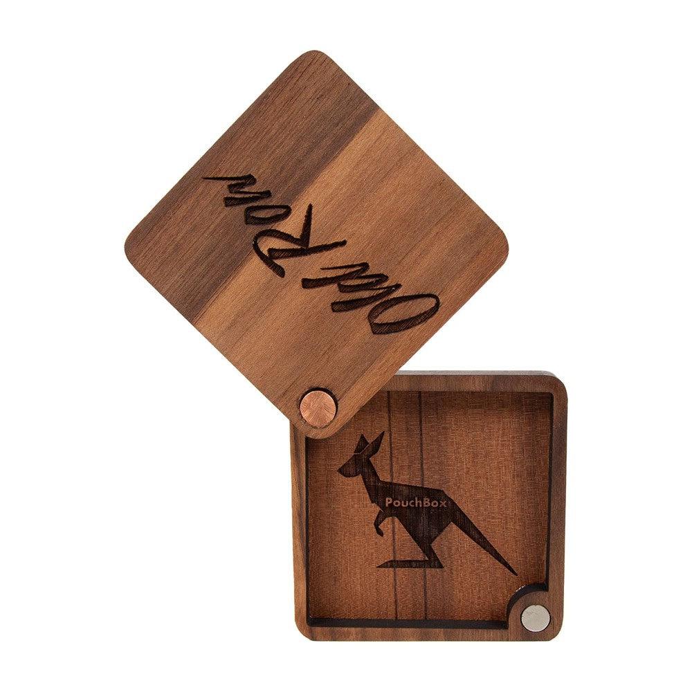 Old Row Wooden Pouch Box-Accessories-Old Row Branded-Brown-One Size-Old Row