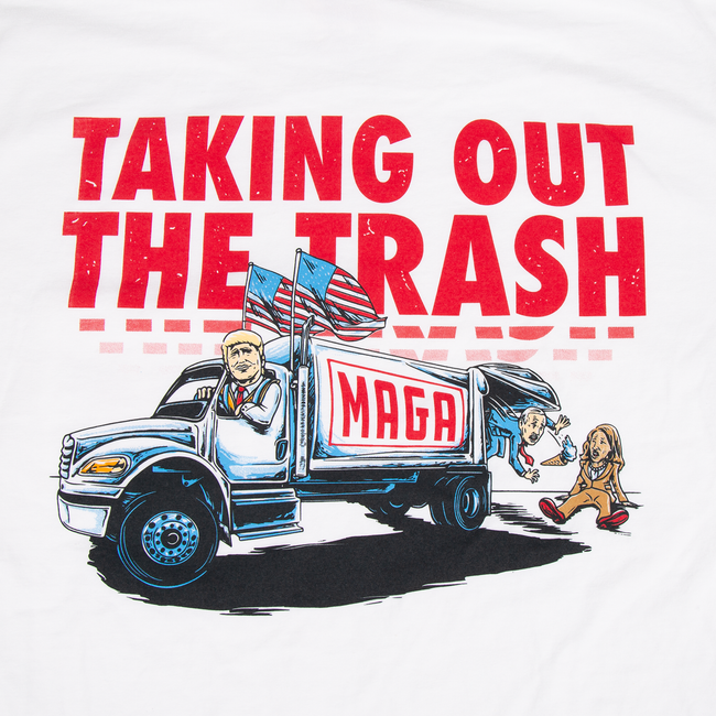 Trump Taking Out The Trash Pocket Tee