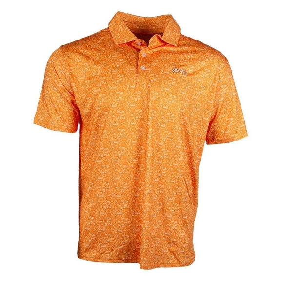 Old Row Tailgate Polo-Polos-Old Row U-Orange-M-Old Row