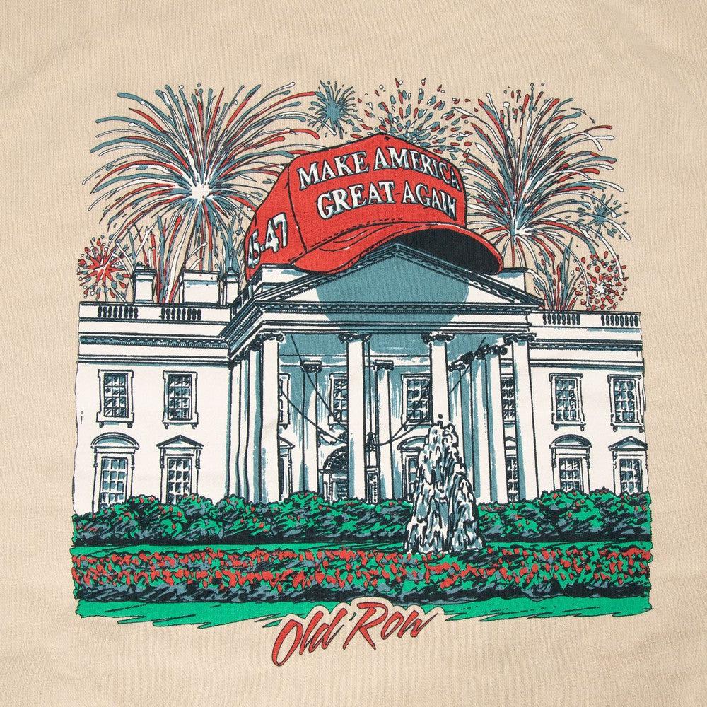MAGA White House Pigment Dyed Premium Hoodie | Old Row Sweatshirts