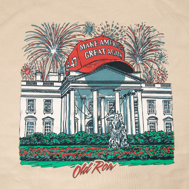 MAGA White House Pigment Dyed Premium Hoodie