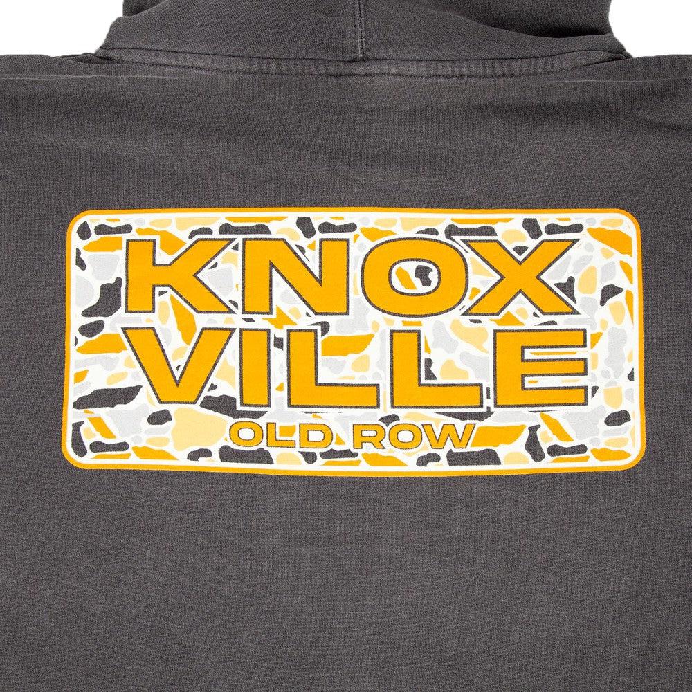 Knoxville Camo Pigment Dyed Premium Hoodie-Hoodies-Old Row U-Old Row