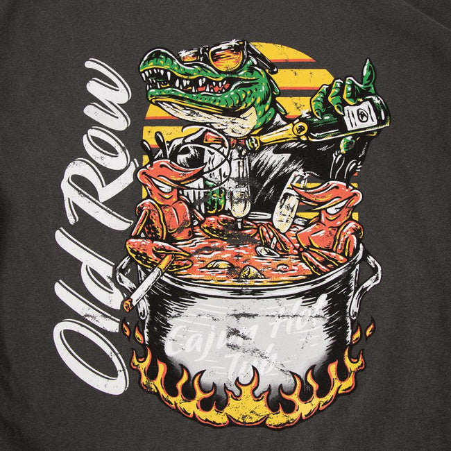 Cajun Hot Tub Pocket Tee-T-Shirts-The Novelty Collection-Old Row