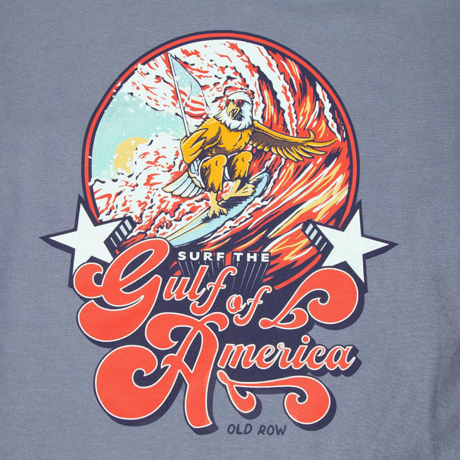 Surf The Gulf Of America Pocket Tee-T-Shirts-America First-Old Row