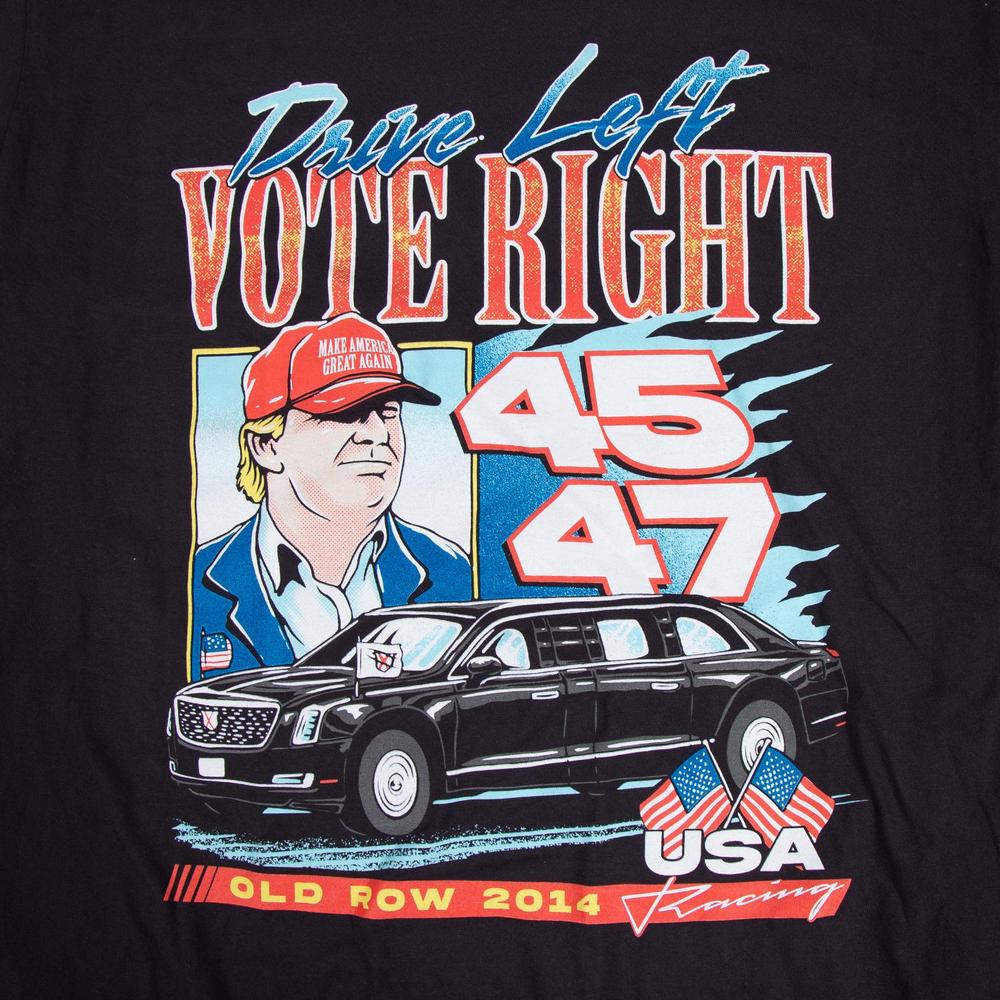 Drive Left Vote Right Tee-T-Shirts-America First-Old Row