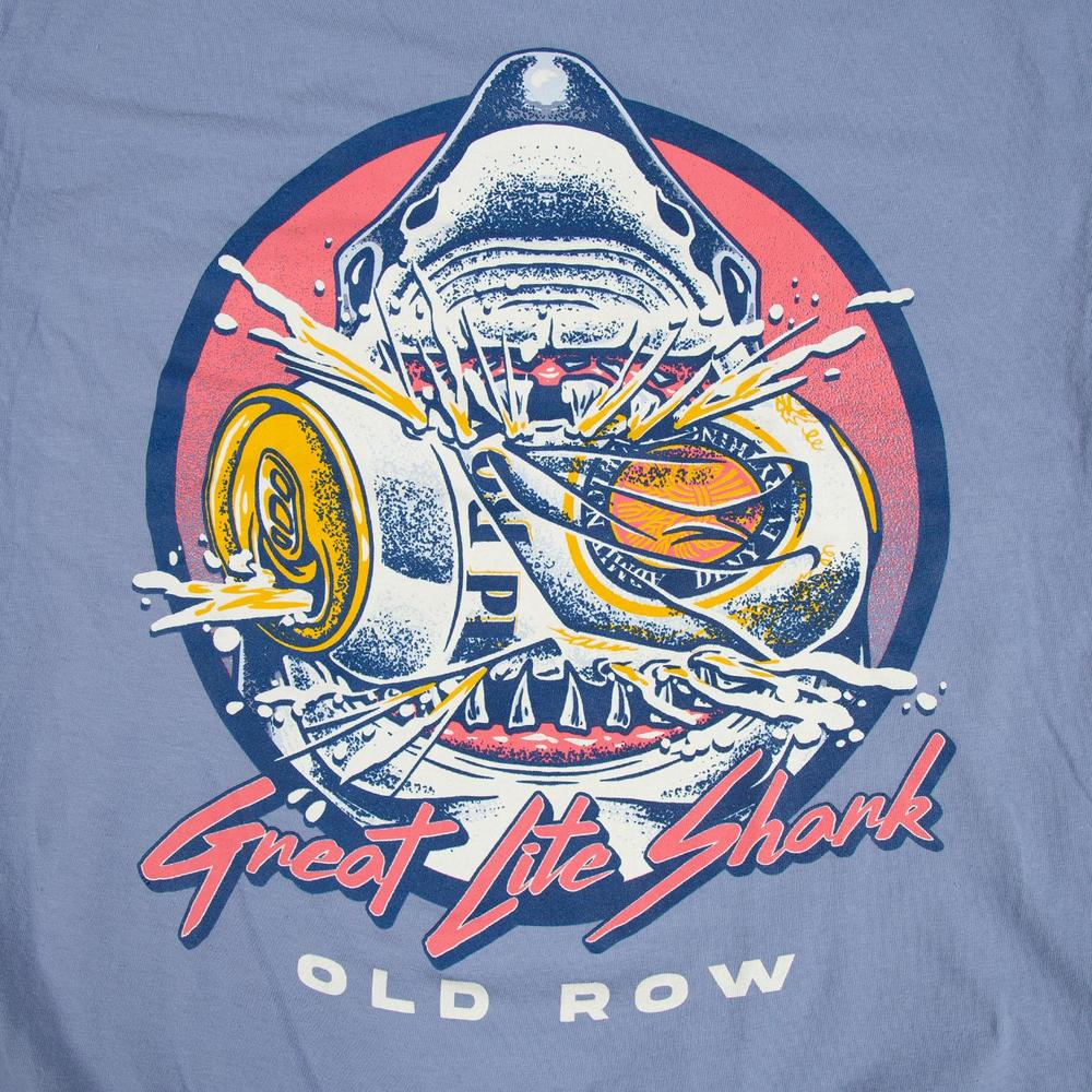 Great Lite Shark Pocket Tee-T-Shirts-The Boozy Collection-Old Row