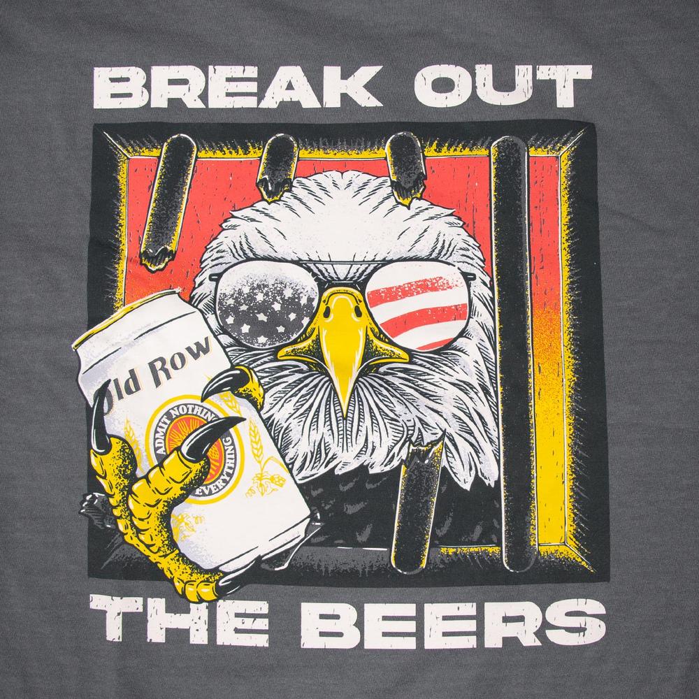 Break Out The Beers Pocket Tee-T-Shirts-The Boozy Collection-Old Row