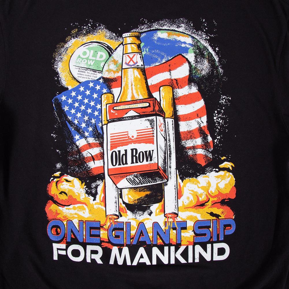 One Giant Sip Pocket Tee-T-Shirts-The Novelty Collection-Old Row