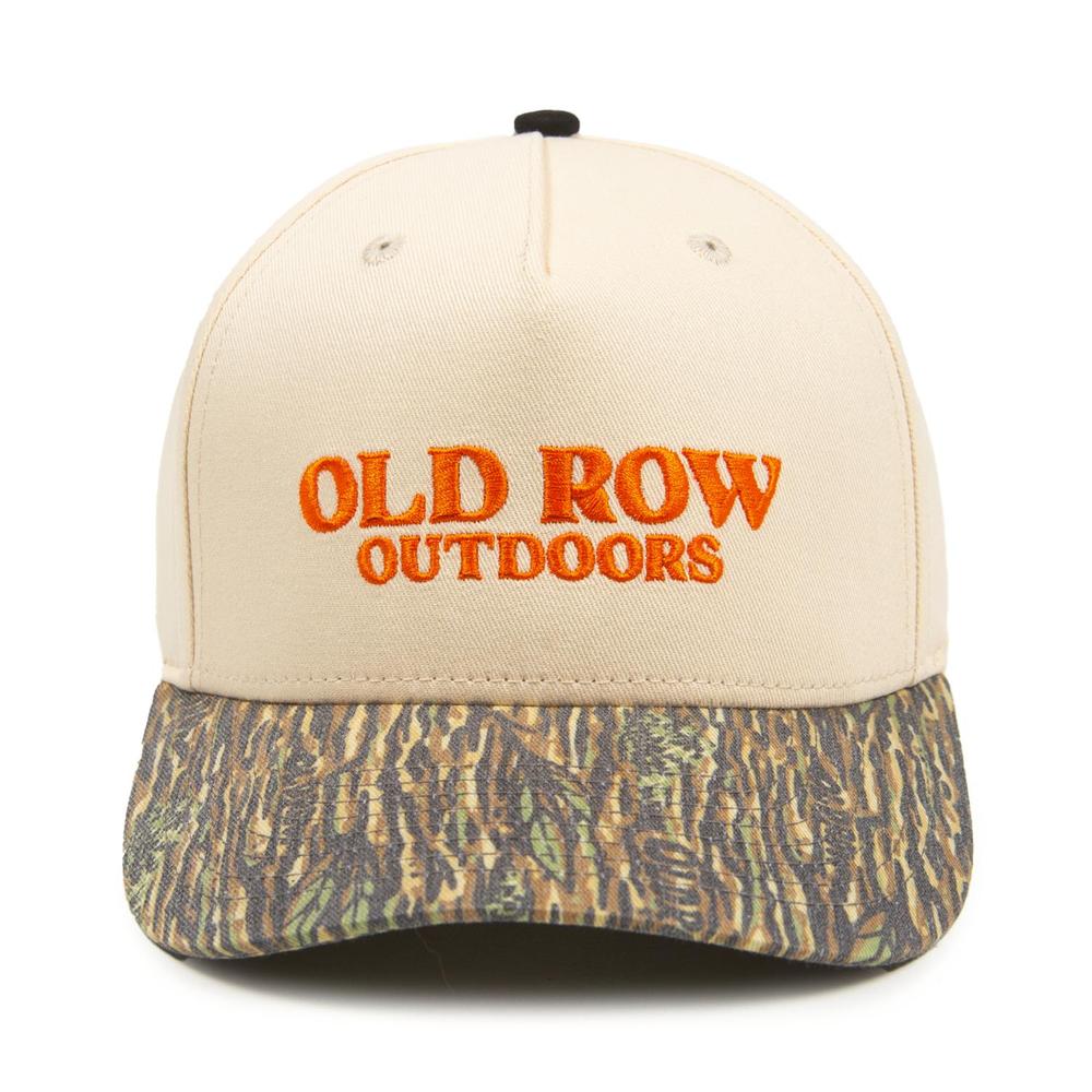 Old Row Outdoors Two Tone Camo Hat-Hats-Old Row Outdoors-Ivory-One Size-Old Row