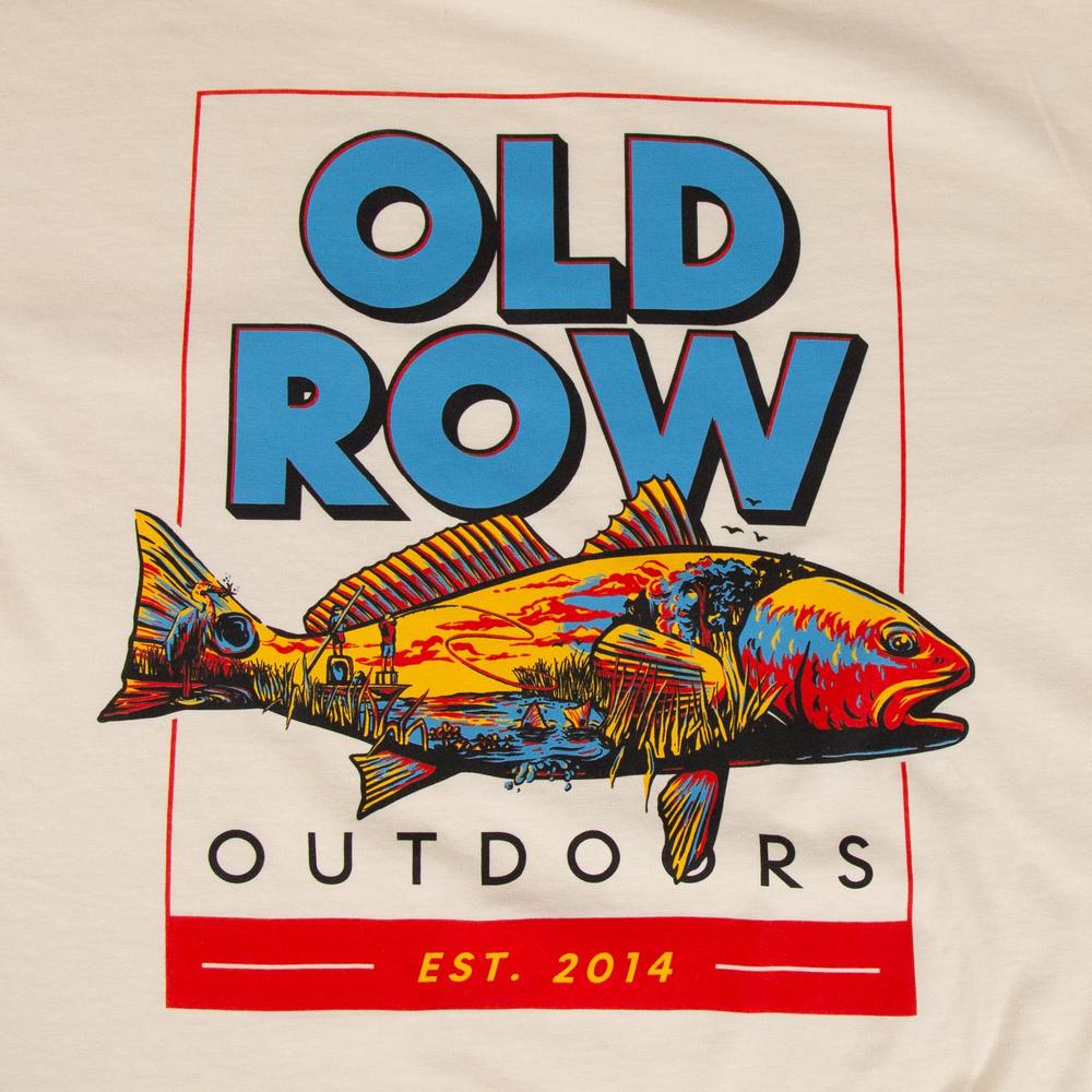 Old Row Outdoors Saltwater Scene Pocket Tee-T-Shirts-Old Row Outdoors-Old Row