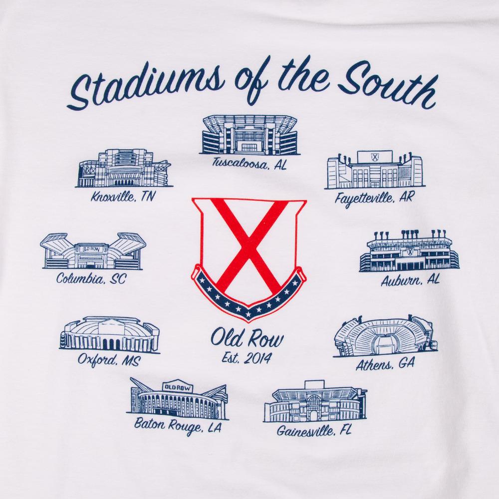 Stadiums of the South Pocket Tee-T-Shirts-Old Row U-Old Row