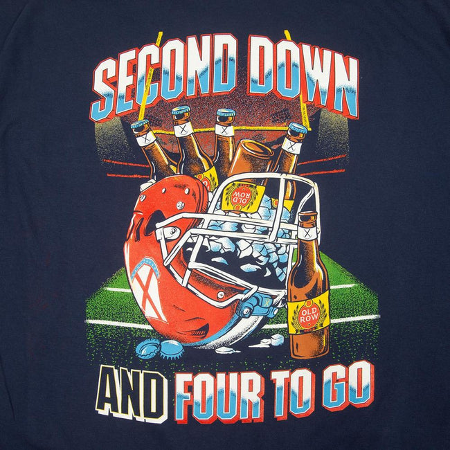 Second Down Beer Pocket Tee-T-Shirts-The Boozy Collection-Old Row