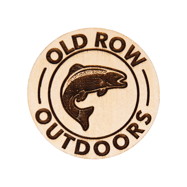 Old Row Outdoors Wooden Coaster Set